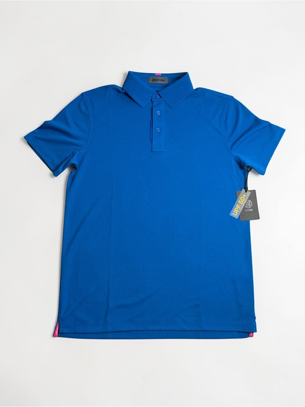 NWT G/FORE Men's Essential Performance Piqué Golf Polo Lisbon Blue Small - Picture 4 of 12